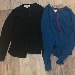 Cardigan lot sz 10 girl Hanna Andersson Brooks Brothers
